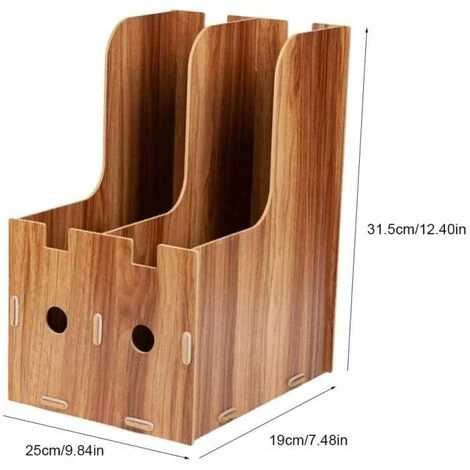 Porte-revues, Porte-revues En Carton, Organisateur De Fichiers Pour Bureau FUIENKO 4 Porte-revues, Porte-revues En Carton, Organisateur De Fichiers Pour Bureau FUIENKO – Image 2