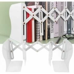 Serre-livres Décoratifs Serre-livres En Métal Conception Rétractable En Métal Durable Style FUIENKO -Petit rangement Soldes Magasin 63857056 4