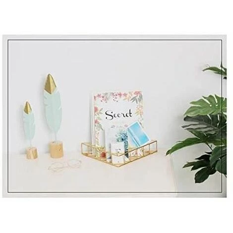 Porte-revues Support De Rangement En Métal Porte-revues Triangle Iron Art FUIENKO 4 Porte-revues Support De Rangement En Métal Porte-revues Triangle Iron Art FUIENKO – Image 2