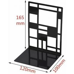 Serre-livres Pour étagères, Serre-livres Pour Livres Lourds, Support Décoratif Pour Séparateur De Livres,4pcs FUIENKO -Petit rangement Soldes Magasin 63857088 2
