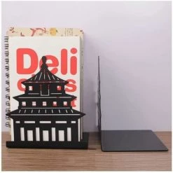 Porte Revue Anti-Slip Bookendends Art Bookendends Magazine Dossiers FUIENKO