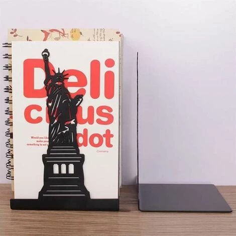 Porte Revue Anti-Slip Bookendends Art Bookendends Magazine Dossiers FUIENKO 4 Porte Revue Anti-Slip Bookendends Art Bookendends Magazine Dossiers FUIENKO – Image 2