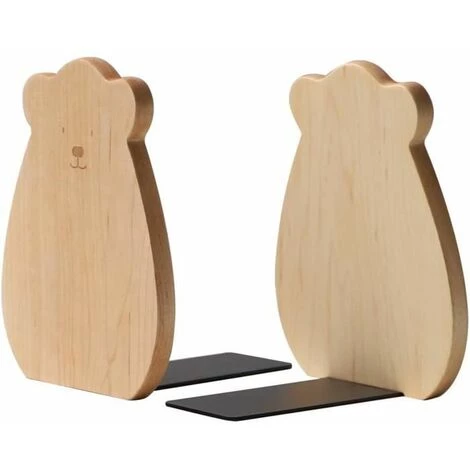 Serre-livres Décoratifs Pour étagères, Serre-livres Pour Enfants, Serre-livres En Bois Antidérapant Pour Bureau FUIENKO 3 Serre-livres Décoratifs Pour étagères, Serre-livres Pour Enfants, Serre-livres En Bois Antidérapant Pour Bureau FUIENKO
