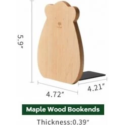 Serre-livres Décoratifs Pour étagères, Serre-livres Pour Enfants, Serre-livres En Bois Antidérapant Pour Bureau FUIENKO 8 Serre-livres Décoratifs Pour étagères, Serre-livres Pour Enfants, Serre-livres En Bois Antidérapant Pour Bureau FUIENKO -Petit rangement Soldes Magasin 63857111 3