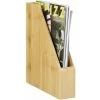 Portes-revues Bambou A4, Beau Grain Naturel, Rangement Papiers, Journaux FUIENKO -Petit rangement Soldes Magasin 63857132 1