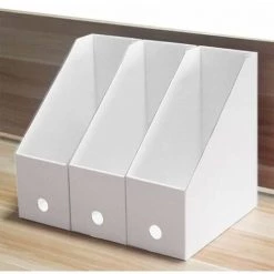 Porte-revues Pliable Multifonction En Carton Ondulé Pour Bureau FUIENKO -Petit rangement Soldes Magasin 63857134 2