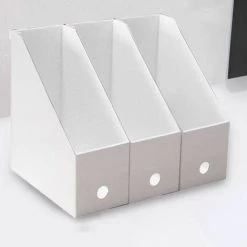 Porte-revues Pliable Multifonction En Carton Ondulé Pour Bureau FUIENKO -Petit rangement Soldes Magasin 63857134 3