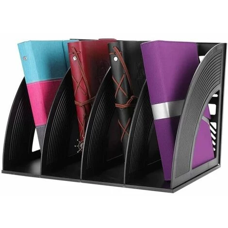 Etagère De Rangement Module,Boîte Classement Magazine Classeur,4*Compartiments FUIENKO 4 Etagère De Rangement Module,Boîte Classement Magazine Classeur,4*Compartiments FUIENKO – Image 2