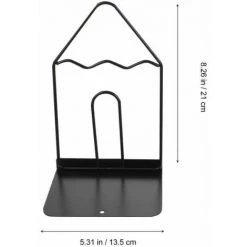 Book Shelf Serre-coits En Fer Serre Des Serre-bouts,8 PCS FUIENKO -Petit rangement Soldes Magasin 63857164 2