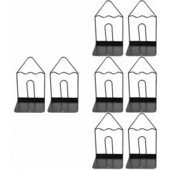 Book Shelf Serre-coits En Fer Serre Des Serre-bouts,8 PCS FUIENKO -Petit rangement Soldes Magasin 63857164 4