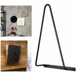 Support De Rangement Mural Pour Disques Vinyle Pour Magazine Triangle,Noir FUIENKO -Petit rangement Soldes Magasin 63857165 4