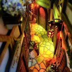 Serre-livres-Inserts De Bibliothèque Faits à La Main, Avec Lumières LED FUIENKO -Petit rangement Soldes Magasin 63857168 3