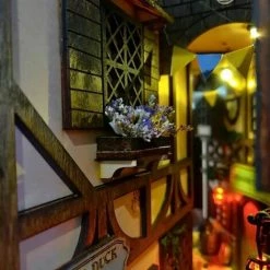 Serre-livres-Inserts De Bibliothèque Faits à La Main, Avec Lumières LED FUIENKO -Petit rangement Soldes Magasin 63857168 4