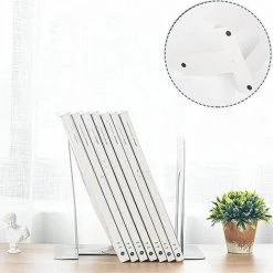 Serre-Livres En MéTal Pour Bureau à Domicile,Support D'éTagèRe De Livre DéCoratif Pour La Maison FUIENKO -Petit rangement Soldes Magasin 63857170 3