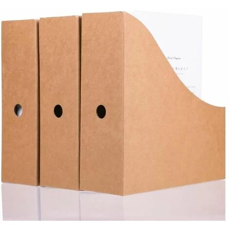 Boîte De Rangement,Porte-revues En Papier Kraft Pour Fichier Bureau,5pcs FUIENKO 5 Boîte De Rangement,Porte-revues En Papier Kraft Pour Fichier Bureau,5pcs FUIENKO – Image 3