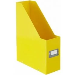 Porte-Revues,Stockage De Bureau- Jaune FUIENKO -Petit rangement Soldes Magasin 63857207 4