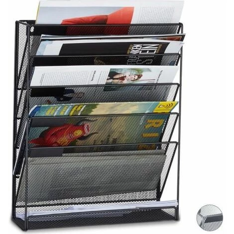 Porte-revues Mural Porte-journaux Porte-magazines 6 Casiers,40x32x10cm FUIENKO 3 Porte-revues Mural Porte-journaux Porte-magazines 6 Casiers,40x32x10cm FUIENKO