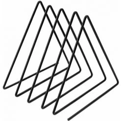 Triangle Porte-Revues Triangle En Métal Titulaire Support De Rangement En Métal FUIENKO