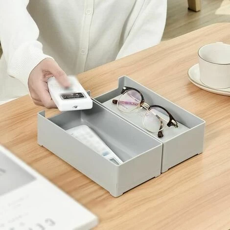 Stockage De Magazines Office Organizer Boîte De Bureau Divers Stackable FUIENKO 6 Stockage De Magazines Office Organizer Boîte De Bureau Divers Stackable FUIENKO – Image 4