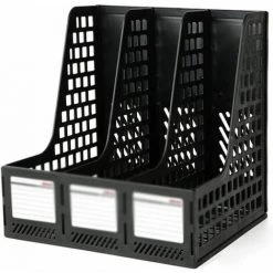 Bureau Paniers Et Porte-revues Organisateur De Support De Fichiers En Plastique FUIENKO