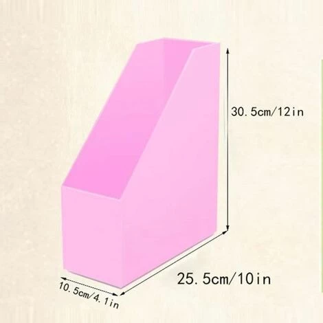 Porte-revues Porte-fichiers De Bureau Office,Stockage Créatif En Bois,Green FUIENKO 4 Porte-revues Porte-fichiers De Bureau Office,Stockage Créatif En Bois,Green FUIENKO – Image 2