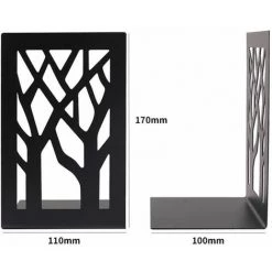 Métal Serre-Livres Chats Presse-Livres Aantidérapant Creative Décoration Bloc,Noir FUIENKO -Petit rangement Soldes Magasin 63857266 2