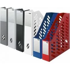 Porte-revues Classique,fonctionnel,qualité Et élégant Avec étiquette Inscriptible,gris Foncé,2PCS FUIENKO -Petit rangement Soldes Magasin 63857270 4