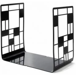 Serre-livres En Métal De Style Minimaliste Réglable Et Antidérapant - 2pcs FUIENKO -Petit rangement Soldes Magasin 63857274 3