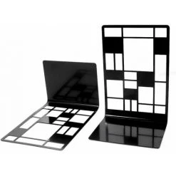 Serre-livres En Métal De Style Minimaliste Réglable Et Antidérapant - 2pcs FUIENKO -Petit rangement Soldes Magasin 63857274 4