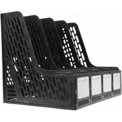 Porte-Revues De Fichier Avec 4 Compartiments Boîte De Rangement En Plastique FUIENKO 8 Porte-Revues De Fichier Avec 4 Compartiments Boîte De Rangement En Plastique FUIENKO -Petit rangement Soldes Magasin 63857283 3