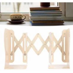 Serre-livres D'ajustement Serre-livres En Métal Réglage Du Stockage Ordonné Construction En Métal Serre-livres FUIENKO -Petit rangement Soldes Magasin 63857294 2