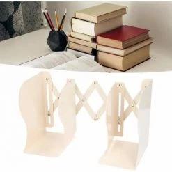 Serre-livres D'ajustement Serre-livres En Métal Réglage Du Stockage Ordonné Construction En Métal Serre-livres FUIENKO -Petit rangement Soldes Magasin 63857294 3