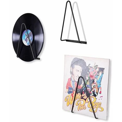 Porte-Revues Murales Triangulaires En Fer Forgé,Les Porte-Disques Vinyle Noir,3PCS FUIENKO 6 Porte-Revues Murales Triangulaires En Fer Forgé,Les Porte-Disques Vinyle Noir,3PCS FUIENKO – Image 4