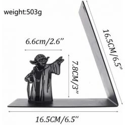 Serre-Livres Creative Bookends Star Wars Spacecraft Bookend Salle D'étude En Acier Inoxydable Décoration FUIENKO -Petit rangement Soldes Magasin 63857302 2
