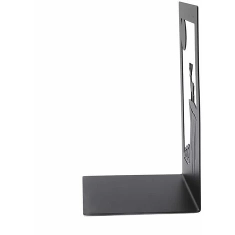 Serre-livres Robustes En Métal Robuste Avec 4 Coussinets En Mousse Antidérapants,Cliff FUIENKO 4 Serre-livres Robustes En Métal Robuste Avec 4 Coussinets En Mousse Antidérapants,Cliff FUIENKO – Image 2