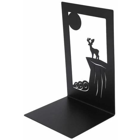 Serre-livres Robustes En Métal Robuste Avec 4 Coussinets En Mousse Antidérapants,Cliff FUIENKO 5 Serre-livres Robustes En Métal Robuste Avec 4 Coussinets En Mousse Antidérapants,Cliff FUIENKO – Image 3