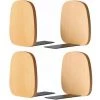 Serre-Livres En Bois Pour L'école De Bureau à Domicile, Anti-Rayures Et Antidérapant 4pcs FUIENKO -Petit rangement Soldes Magasin 63857327 1