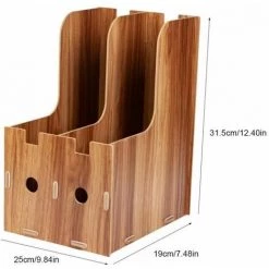 Porte-livre Magazine Livre Support De Fichier Organisateur Trieur De Fichiers FUIENKO -Petit rangement Soldes Magasin 63857357 2