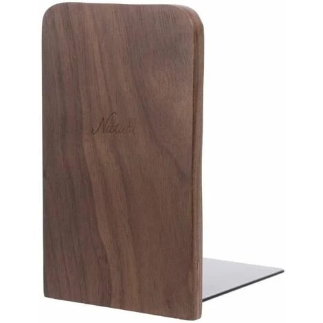 Serre-livres Vintage En Bois De Noyer Antidérapants Cadeau Décoratif Pour Bibliothèque, école, Bibliothèque 13*8cm FUIENKO 3 Serre-livres Vintage En Bois De Noyer Antidérapants Cadeau Décoratif Pour Bibliothèque, école, Bibliothèque 13*8cm FUIENKO