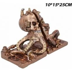 Serre-livres Décoratif Pour étagères, Serre-livres En Résine En Forme De Poulpe, Serre-livres Antidérapants FUIENKO -Petit rangement Soldes Magasin 63857362 4