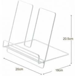 Porte-revues De Bureau Avec Tablette,Support De Présentoir Portatif Vertical Livre FUIENKO -Petit rangement Soldes Magasin 63857412 2