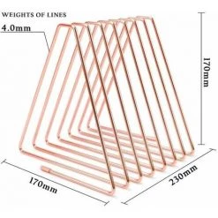 Serre-Livres Robustes, Serre-Livres Rétractable Triangulaire, Serre-Livres En Métal, Extrémités De Livre Créatives FUIENKO -Petit rangement Soldes Magasin 63857415 4