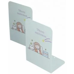 Serre-livres En Métal Bouchon De Livre Joint Antidérapant Matériau Métallique 2 Pièces FUIENKO