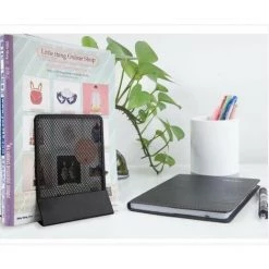 Serre Livre,Cale Livre En Métal,Serre-Livres Maille Pour Bureau,Serre-Livres Antidérapants FUIENKO -Petit rangement Soldes Magasin 63857428 3