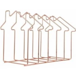 Porte-Revues Classeur De Fichiers Maison Forme Métal Fil De Stockage FUIENKO