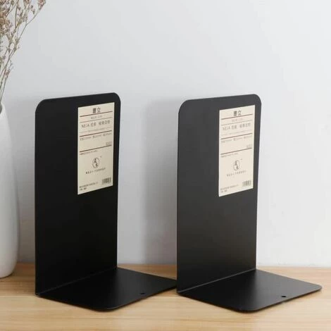 Serre-livre En Métal Et Décoratif Avec Base Antidérapante(noir),1paire FUIENKO 3 Serre-livre En Métal Et Décoratif Avec Base Antidérapante(noir),1paire FUIENKO