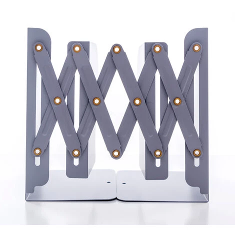 HEGUYEY Serre-livres Réglable En Métal - Pour Bibliothèque, Cuisine, Bureau, école, Bibliothèque 4 HEGUYEY Serre-livres Réglable En Métal - Pour Bibliothèque, Cuisine, Bureau, école, Bibliothèque – Image 2