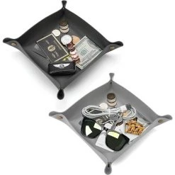 HEGUYEY Vide Poche Entrée En Cuir PU, Rangement Clé Maison, Plateau Pour Clés, Lunettes 9 HEGUYEY Vide Poche Entrée En Cuir PU, Rangement Clé Maison, Plateau Pour Clés, Lunettes -Petit rangement Soldes Magasin 63862396 3