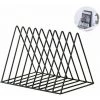 Triangle Noir Simple Support De Rangement De Bureau En Fer Forgé étagère Fichier Magazine Boîte De Rangement,HANBING 1 Triangle Noir Simple Support De Rangement De Bureau En Fer Forgé étagère Fichier Magazine Boîte De Rangement,HANBING -Petit rangement Soldes Magasin 63910876 1