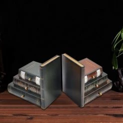 BENOBBY KIDS Serre-Livres Vintage Décoratif Organisateur De Livre En Bois Faux Livre étagère Bien Rangé Serre-Livres Pour Bureau, Bibliothèque Ou étude 11 BENOBBY KIDS Serre-Livres Vintage Décoratif Organisateur De Livre En Bois Faux Livre étagère Bien Rangé Serre-Livres Pour Bureau, Bibliothèque Ou étude -Petit rangement Soldes Magasin 63939462 5